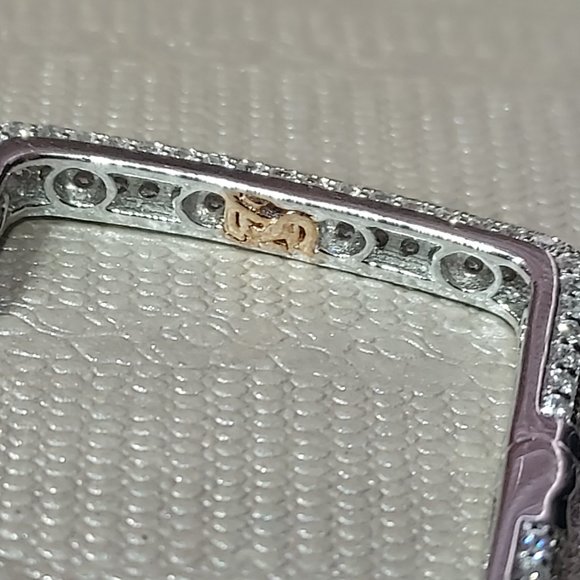 Suzy Lavian Sterling Square CZ earing (Single) - Picture 3 of 12